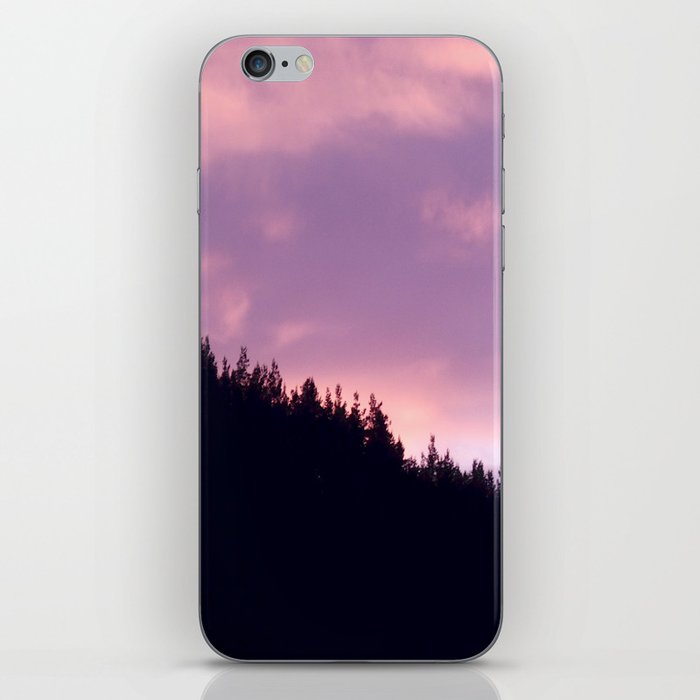 Summer Sunset Over a Scottish Highlands Pine Forest  iPhone Skin