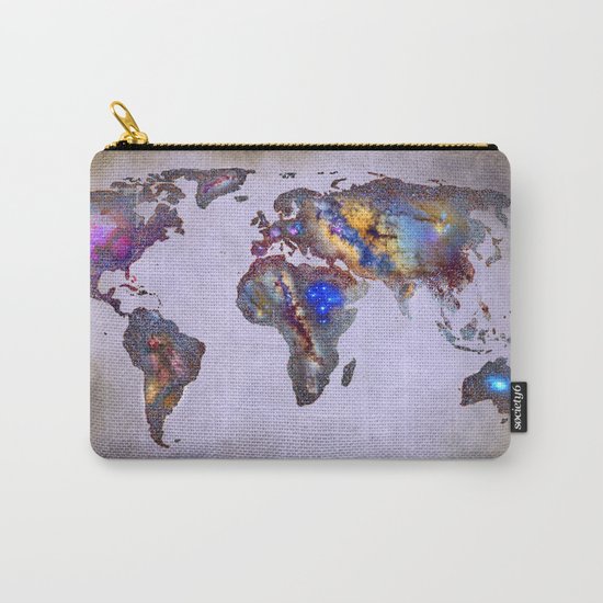 Stars world map. Space. Carry-All Pouch