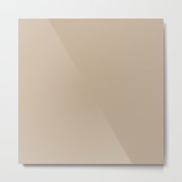 Camel Coat Metal Print