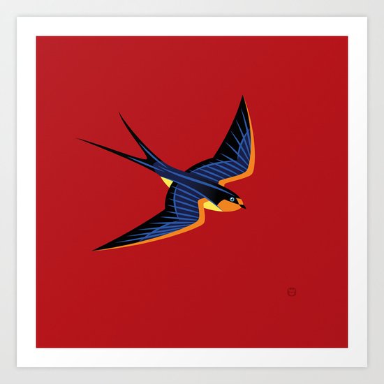 Barn Swallow Art Print