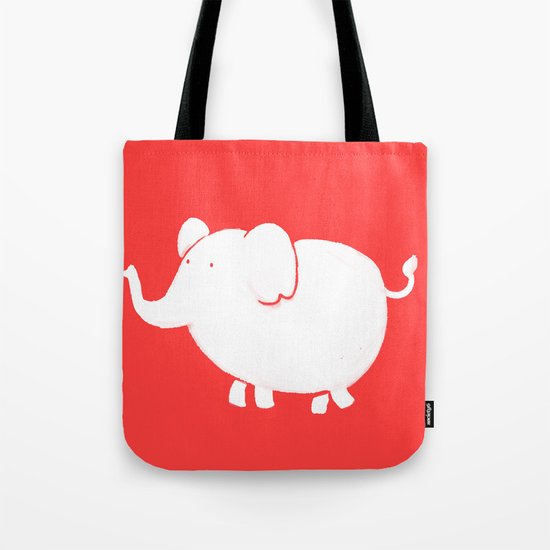 White Elephant Tote Bag
