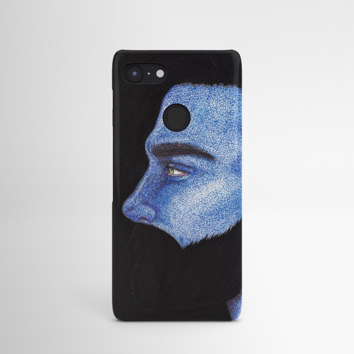 Masc Blue Dotwork Android Case