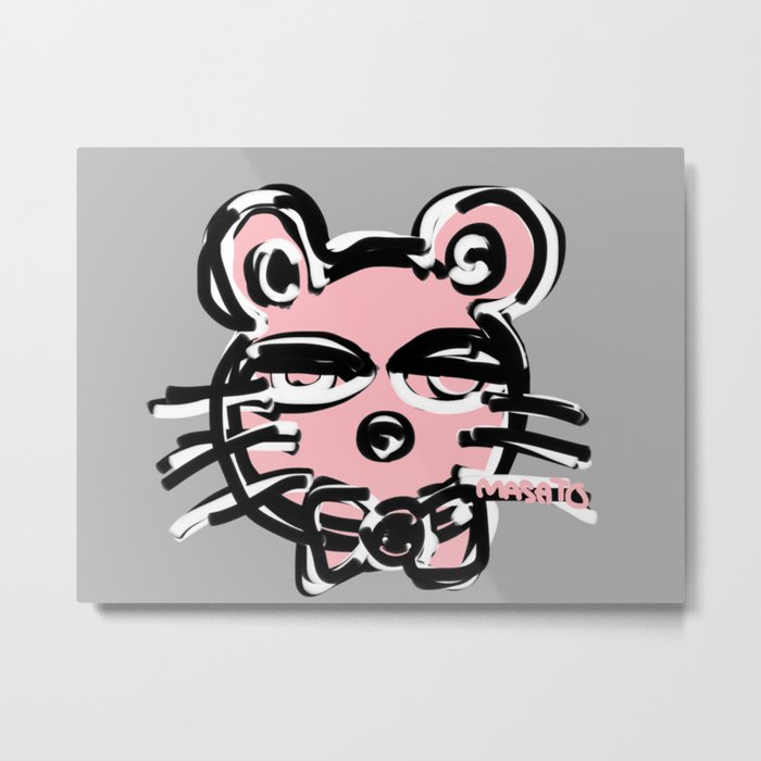 Mouse by Masato Metal Print