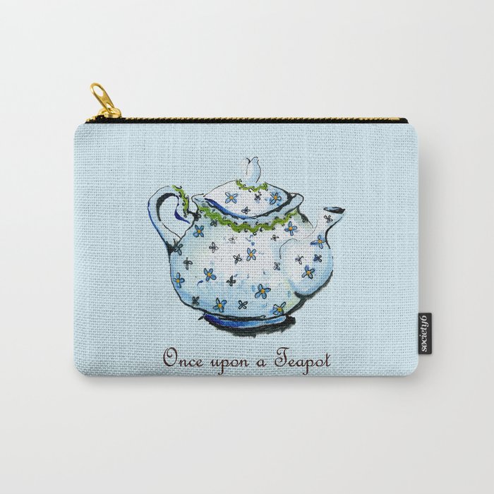 Once Upon A Teapot Carry-All Pouch