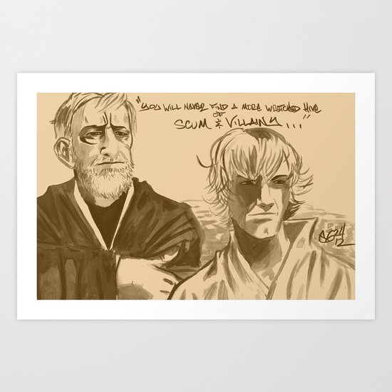 Mos Eisley Overlook Art Print