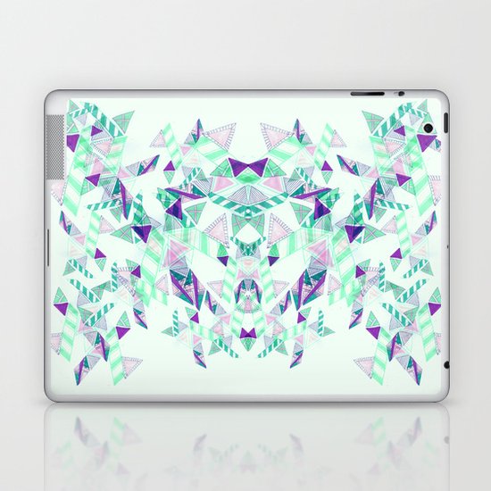 Kaleidoscopic print illustration Laptop & iPad Skin