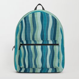 Vania Design 01 Backpack | Graphicdesign, Lightgreen, Harmony, Blue, Corrugated, Serenity, Sweet, Vania 