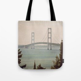 Mackinac Bridge Tote Bag