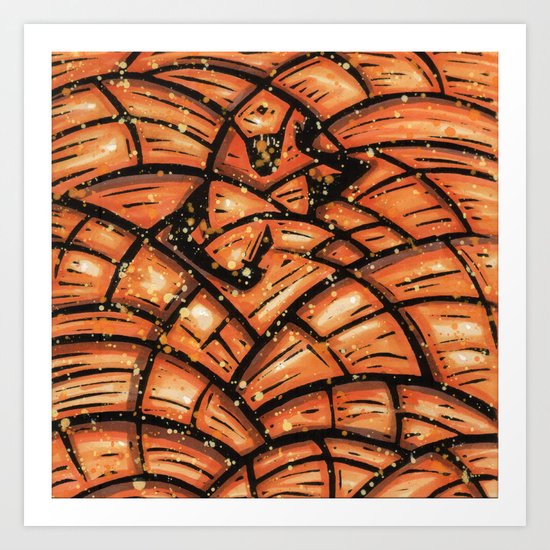 Orixás - Obá Art Print
