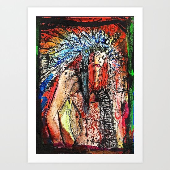Warrior Art Print