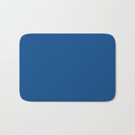 Pug Ride ~ Dodger Blue Coordinating Solid Bath Mat | Blue, Cobalt, Solid, Oceanblue, Violet Blue, Denim, Denimblue, Mediumblue, Pattern, Digital 
