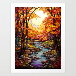 Autumn Scene Art Print