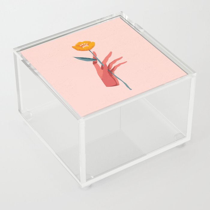 Hold That Flower Acrylic Box