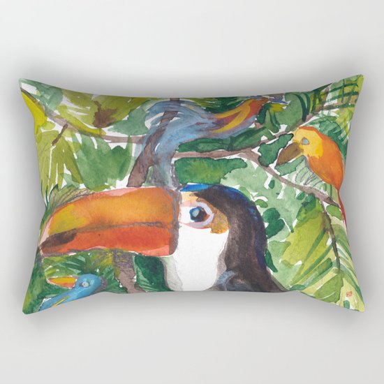 Toucan Rectangular Pillow