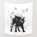 wet dog Wandbehang