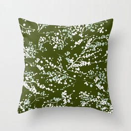 Berii Ni: Pine + Mint Throw Pillow