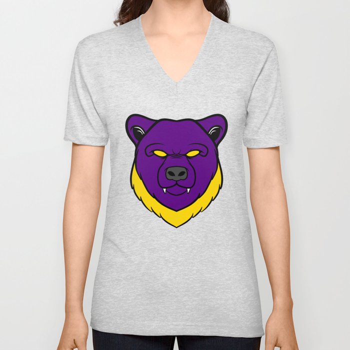 bear V Neck T Shirt