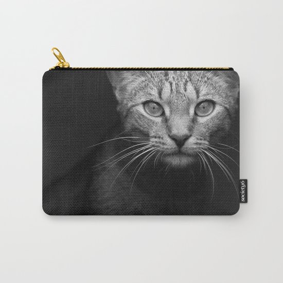 cat katz black white 4 Carry-All Pouch