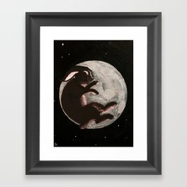Lunar Rabbit Framed Art Print
