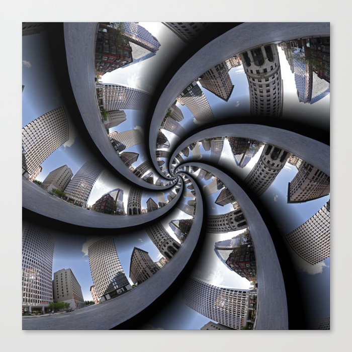 Spiral Downtown Providence Canvas Print
