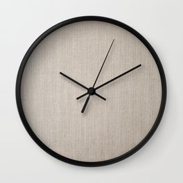 Light Linen Texture Wall Clock