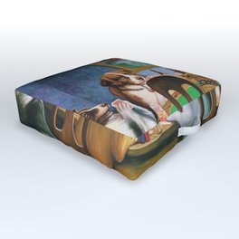 A FRIEND IN NEED - C.M. COOLIDGE Outdoor Floor Cushion