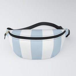 Pale aqua heavenly - solid color - white vertical lines pattern Fanny Pack