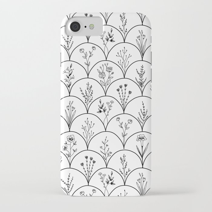 Wildflower tiles iPhone Case