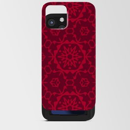 Red Persian Mosaic iPhone Card Case