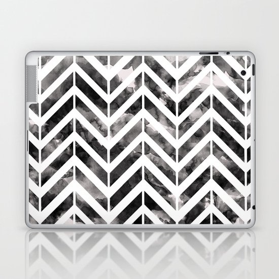 Brush Chevron Laptop & iPad Skin