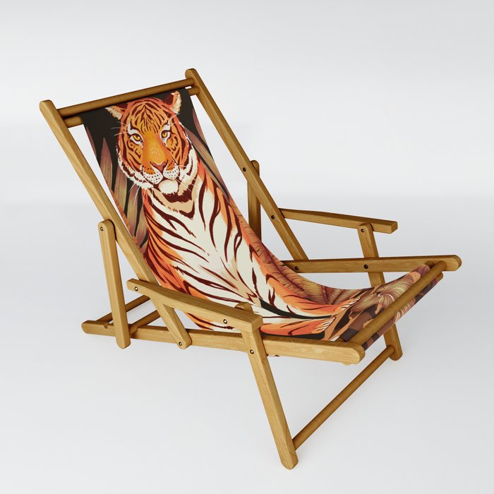 Autumn Jungle Tiger Sling Chair