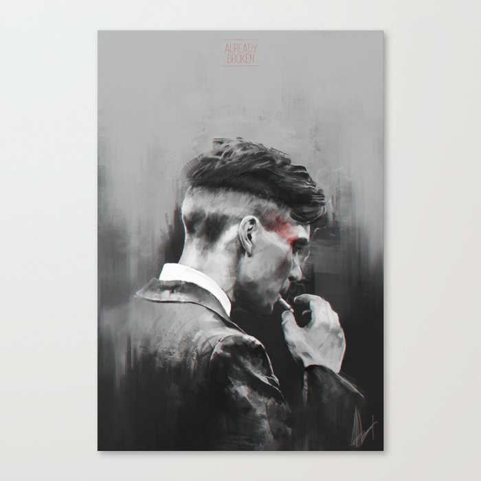 Peaky Blinder Canvas Print By Irishmellow Society6