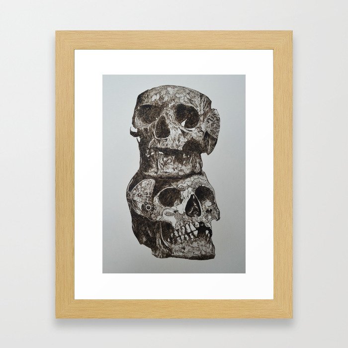 skulls Framed Art Print