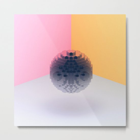 Disco Metal Print