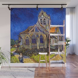 Vincent Van Gogh - The Church at Auvers Wall Mural