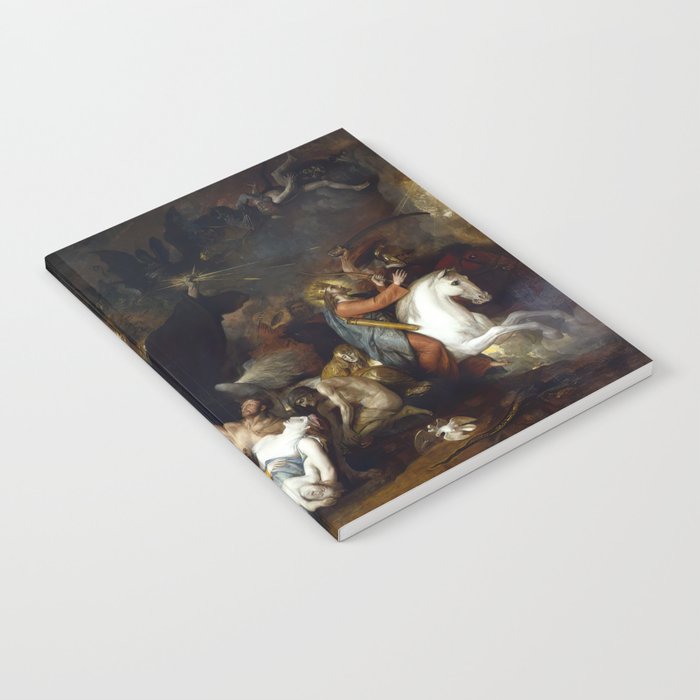 Death on the Pale Horse - Benjamin West  Notebook