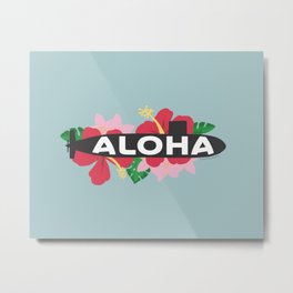 Aloha Submarine Metal Print