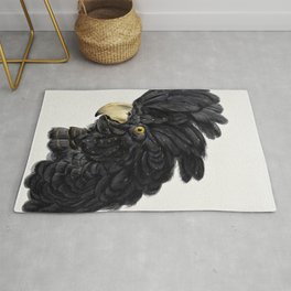 Head of a Cockatoo - Aert Schouman Area & Throw Rug