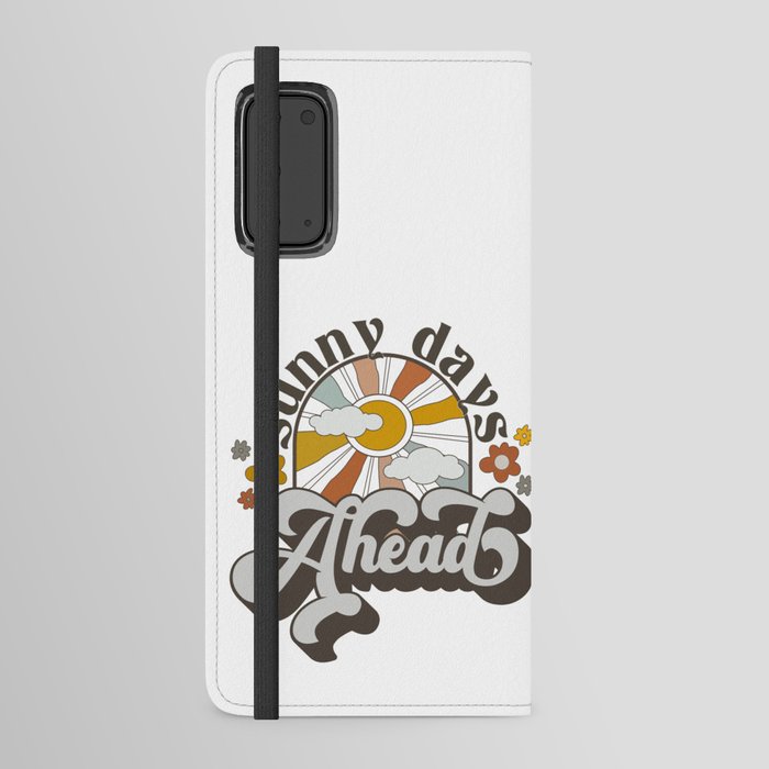 Sunny days ahead retro sunshine design Android Wallet Case