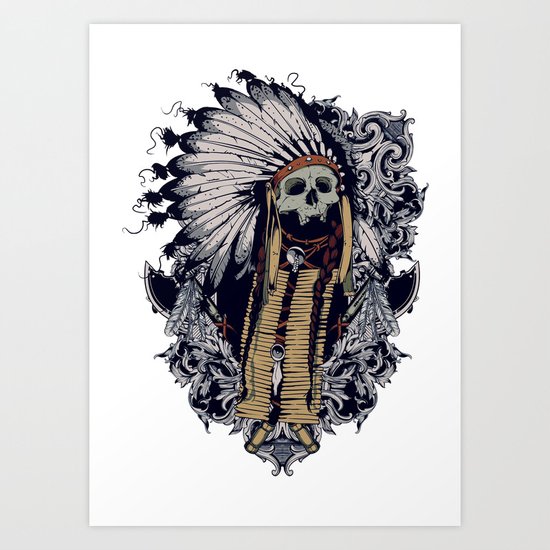 Indian soul Art Print