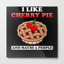 Cherry Pie Metal Print