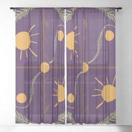 Sun Circle Sheer Curtain