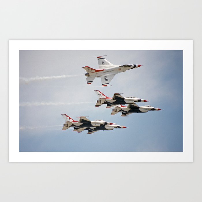 Air Force Thunderbirds Art Print