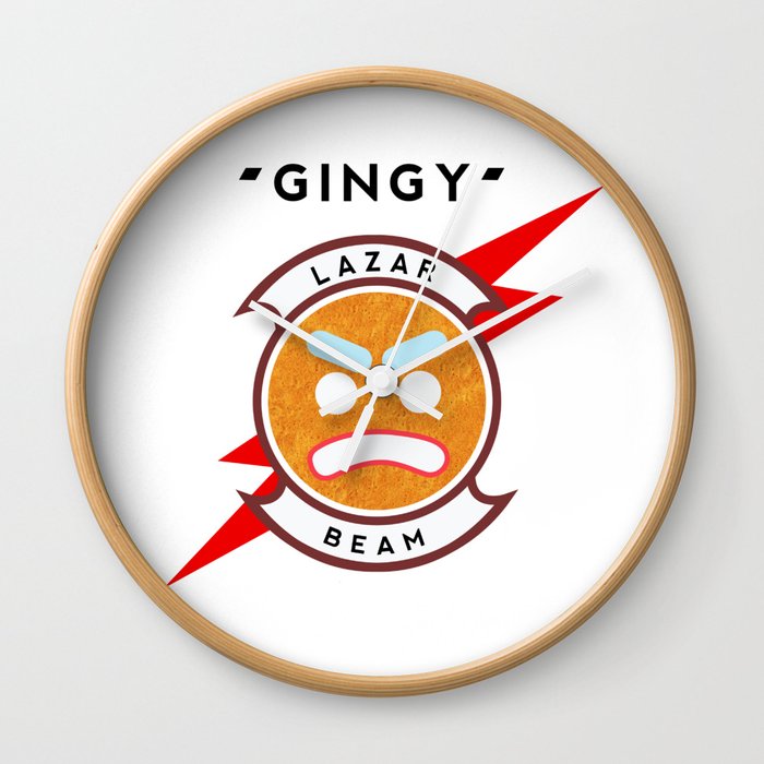 Gingy Lazarbeam Wall Clock By Pickledjo Society6