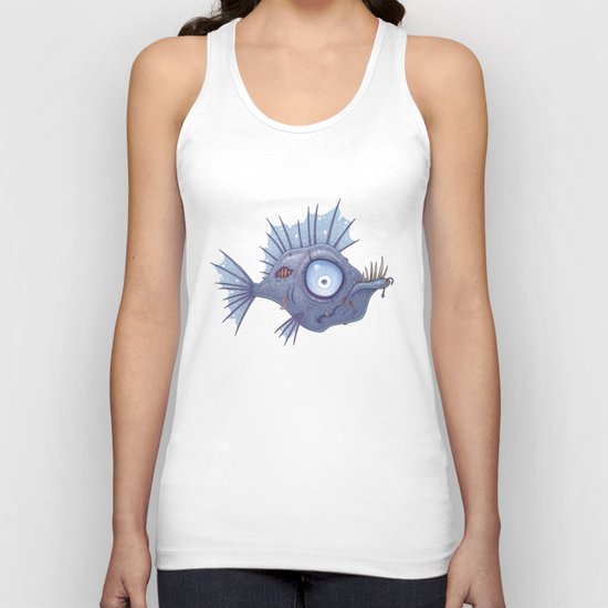 Zombie Fish Unisex Tank Top