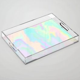 Iridescent Paint Acrylic Tray