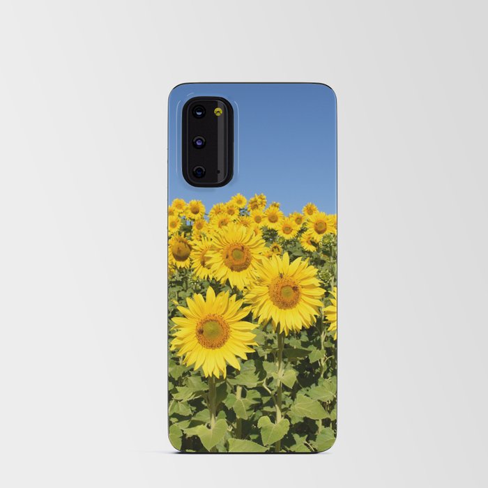Paddock of Sunflowers Android Card Case