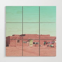 Moroccan Home in Pink Wood Wall Art