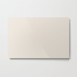 Off White / Cream / Ivory Solid Color Pairs Sherwin Williams Porcelain SW 0053 / Accent Shade / Hue Metal Print | Monochromatic, Solid, Colors, Minimal, Curated, Ivory, Whitesolid, Colour, Colours, Minimalist 