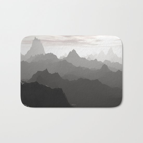 Shades of Gray Bath Mat